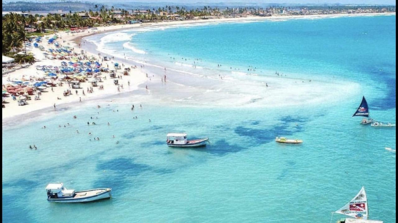 Flat Excelente Em Porto De Galinhas Palm Village Acqua Frente Para As Piscinas 外观 照片