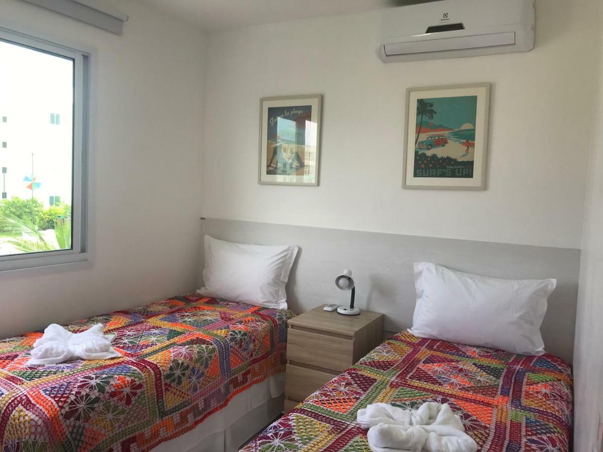Flat Excelente Em Porto De Galinhas Palm Village Acqua Frente Para As Piscinas 外观 照片